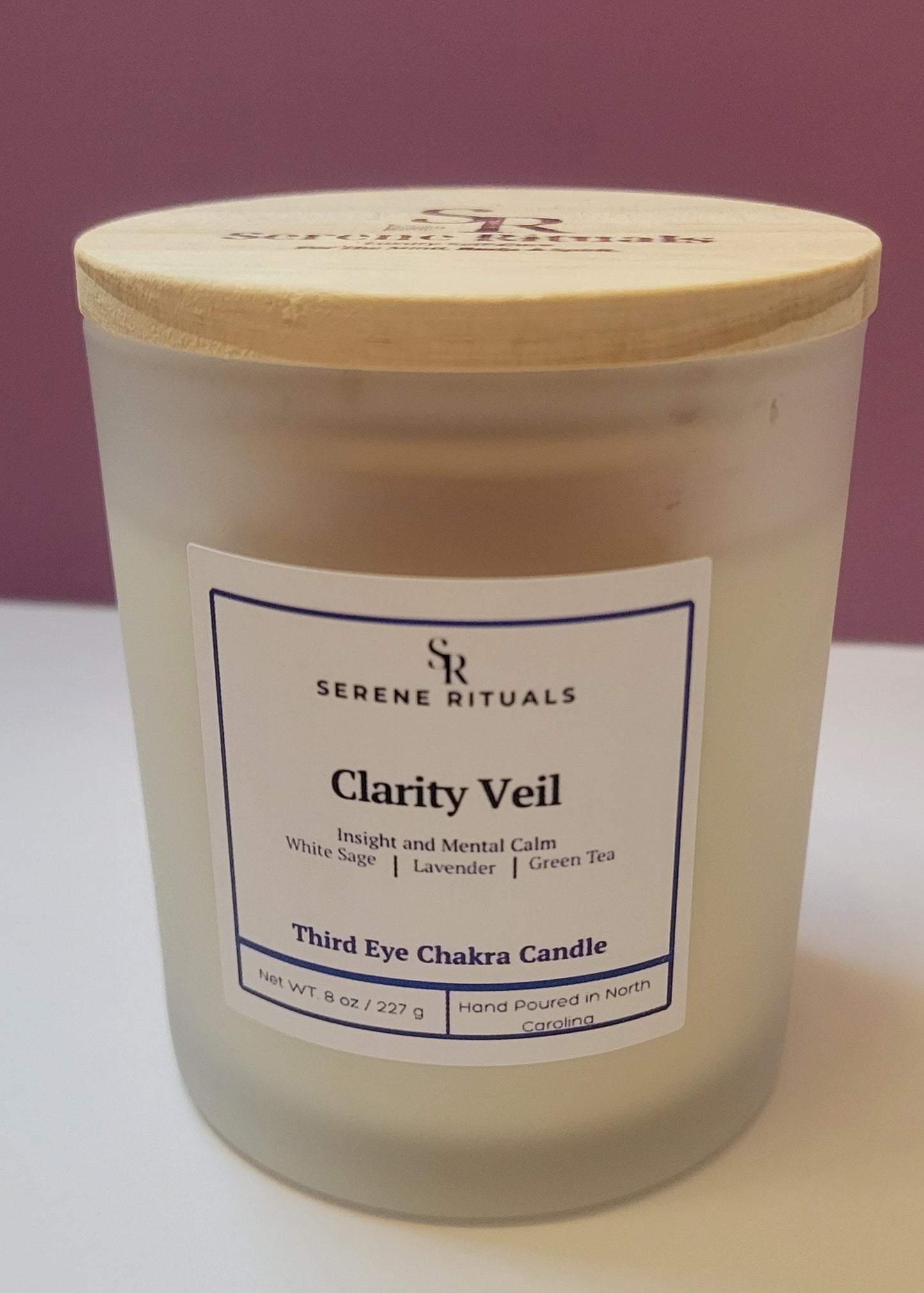 Clarity Veil - Third Eye Chakra Candle
