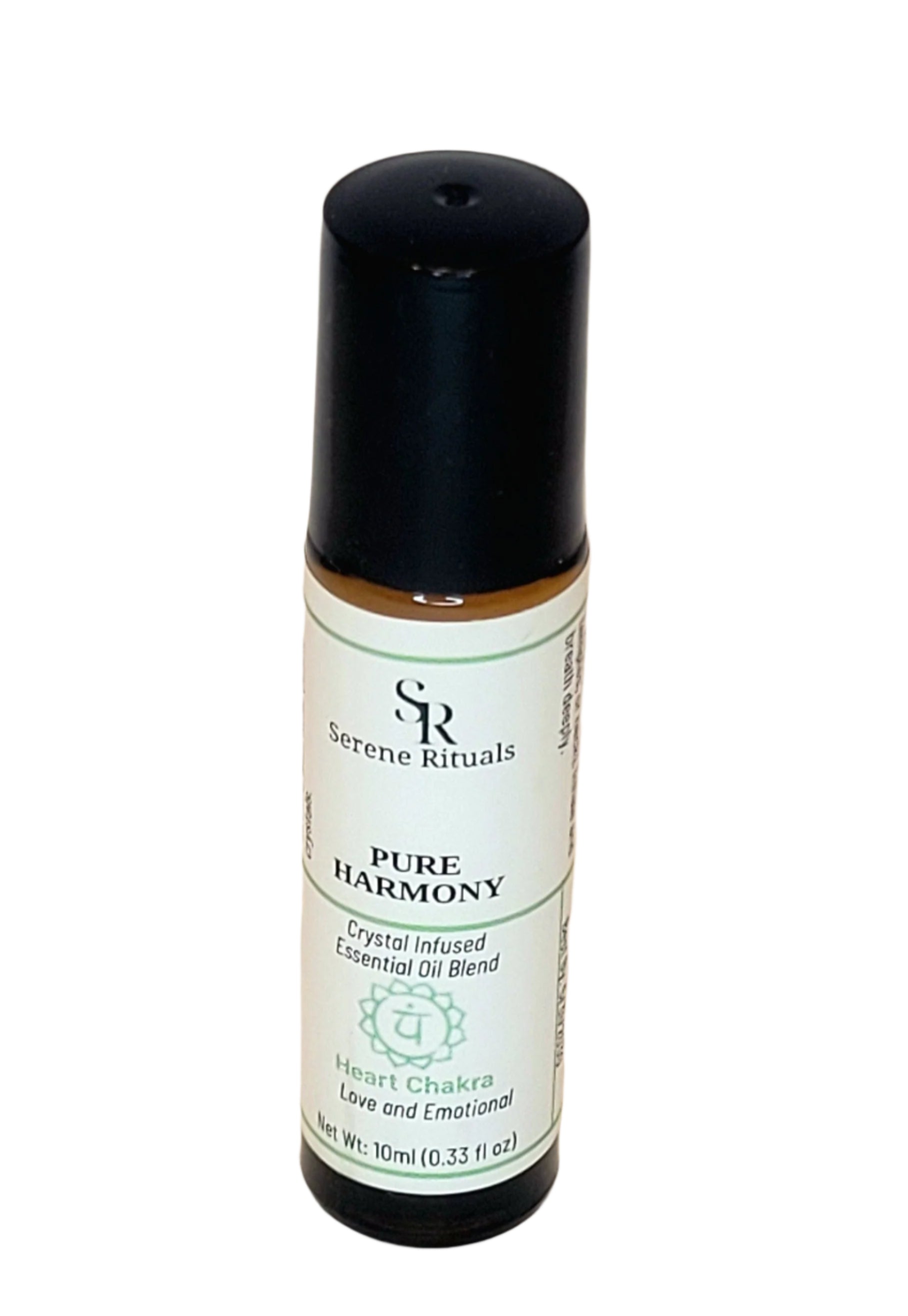 Serene Rituals Pure Harmony essential oil bottle on a beige background